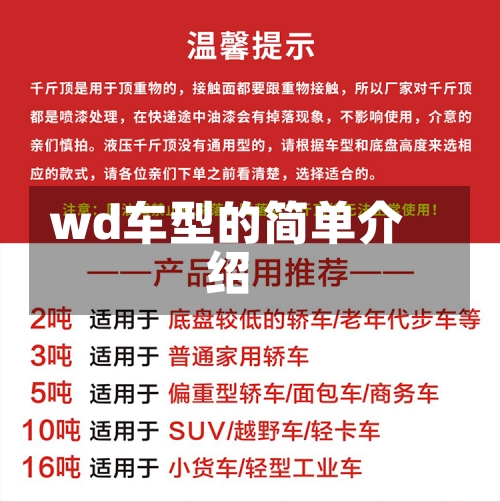 wd车型的简单介绍