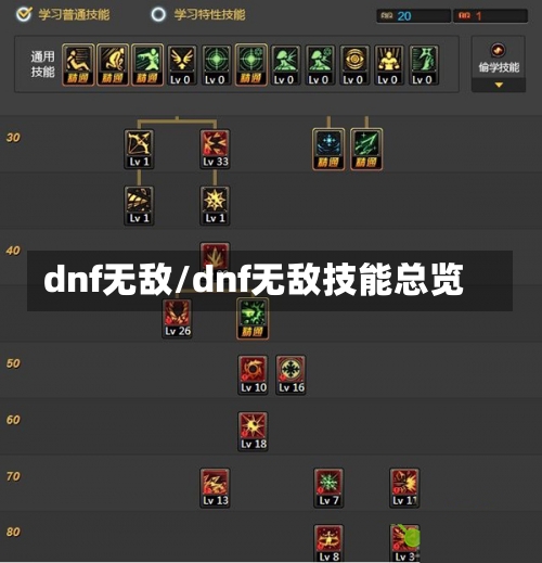 dnf无敌/dnf无敌技能总览