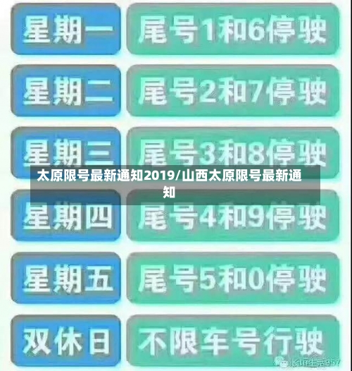 太原限号最新通知2019/山西太原限号最新通知