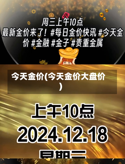 今天金价(今天金价大盘价)