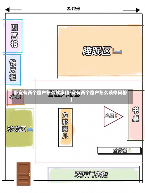 卧室有两个窗户怎么放床(卧室有两个窗户怎么装修风格)