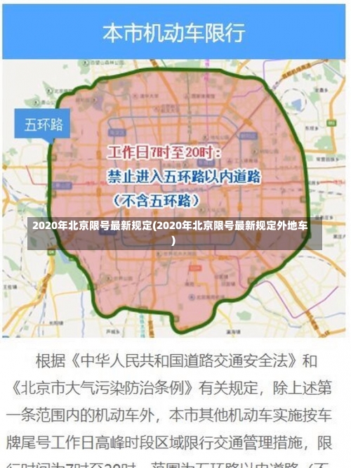 2020年北京限号最新规定(2020年北京限号最新规定外地车)